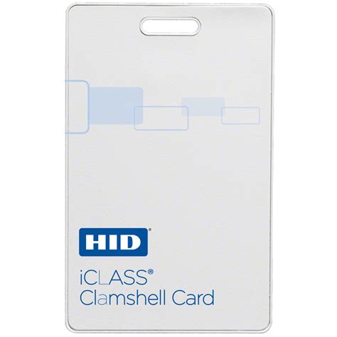 clamshell contactless smart card|HID® iCLASS® 2080 Clamshell Card .